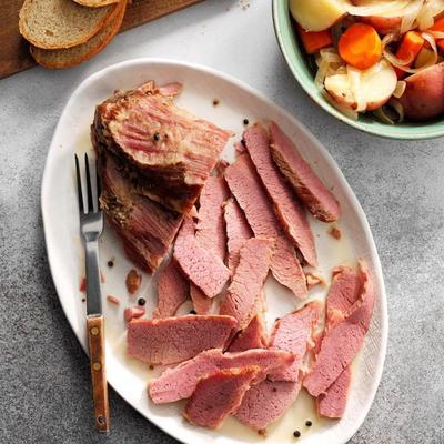 slowcooker zoet cornedbeef