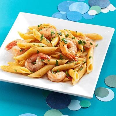 creoolse garnalen pasta