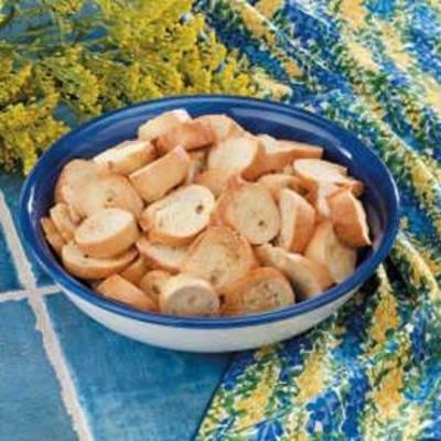 knapperige bagel chips