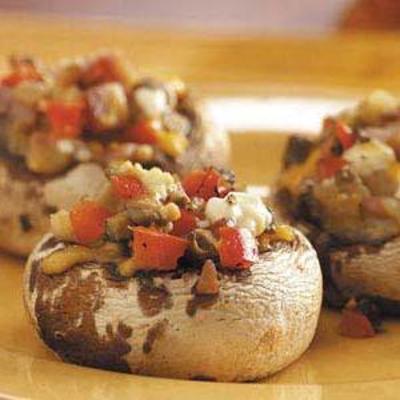 gevulde champignon caps