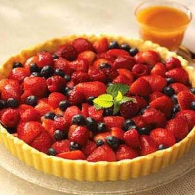 butterscotch berry tart