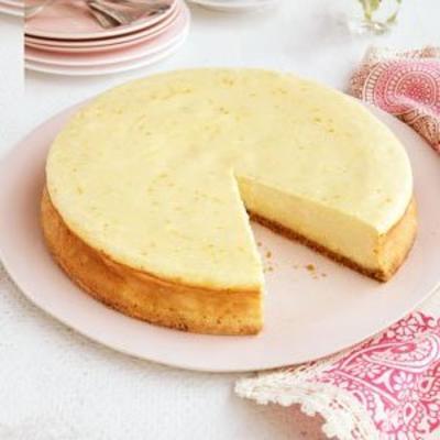 drievoudige citrus cheesecake