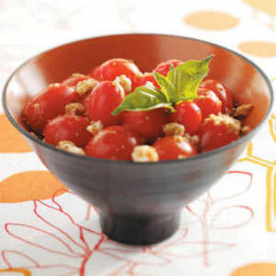 garlicky poppin 'grape tomatoes