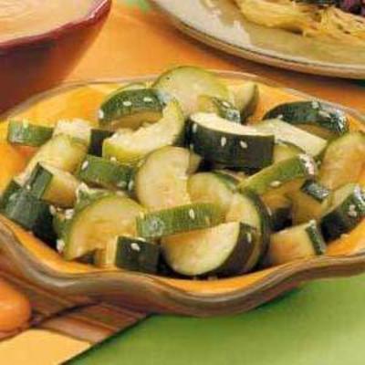 sesam courgette