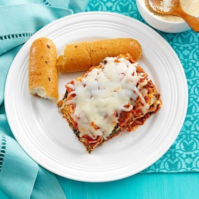 crockpot spinazie lasagne