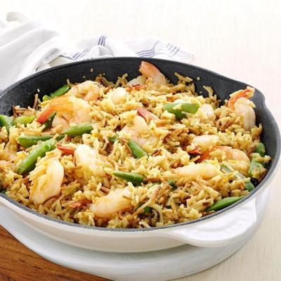 citrusgarnalen en rijst