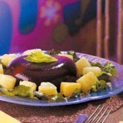 kersen kaas ballen salade