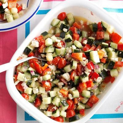 tuin komkommer salade