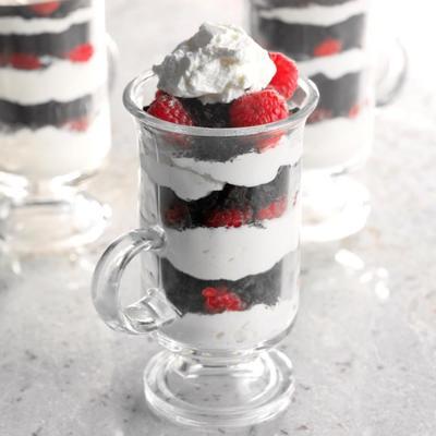 chocolade framboise parfaits