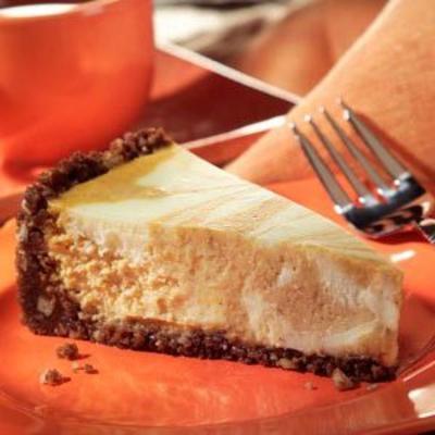 pompoen-swirl cheesecake