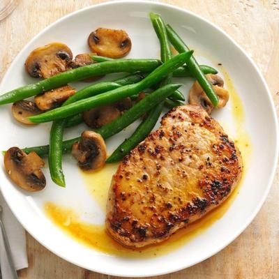 dijon honing varkenskarbonades