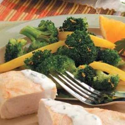 broccoli gele peper medley