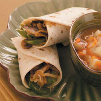 teriyaki veggie wrap