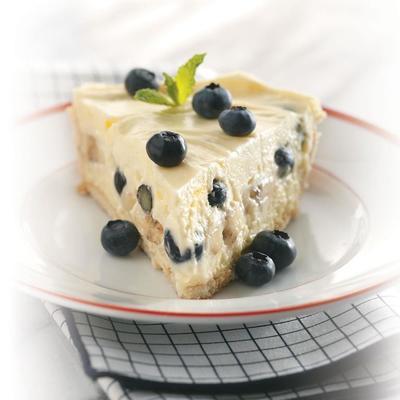 banaan bosbes pudding taart