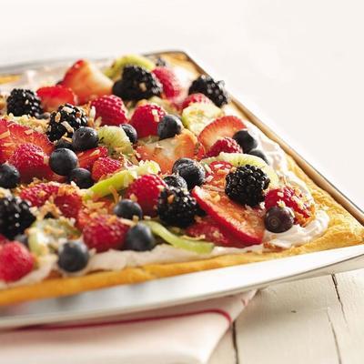 fantastische vers fruit pizza