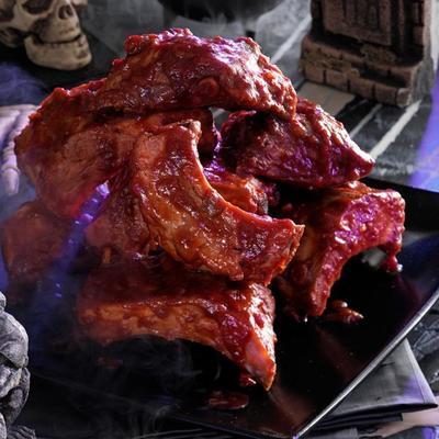 rokerige barbecueribben