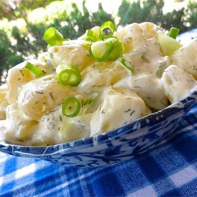 eenvoudige aardappelsalade met dille