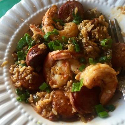 chef-kok john's worst en garnalen jambalaya