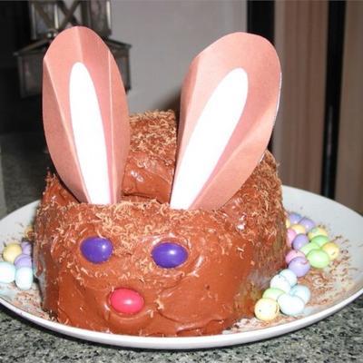 chocolademousse bunny cake