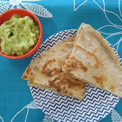 veganistische zwarte boon quesadillas