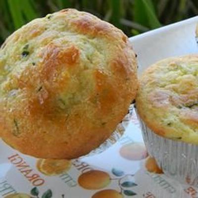 citroen courgette muffins