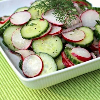 zomer radijs salade