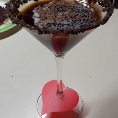 chocolade martini cocktail