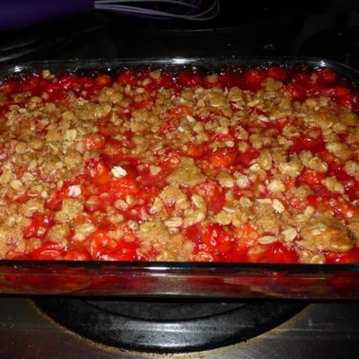 jill's cherry crisp