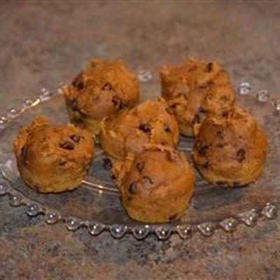 mini-chocolademelk pompoen muffins