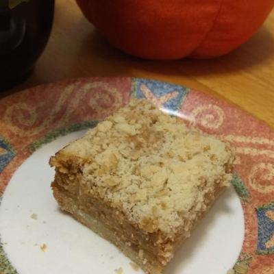 eenvoudige pompoen cheesecake bars