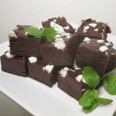 pure chocolade pepermunt fudge