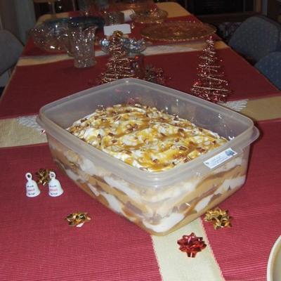 karamel apple box trifle