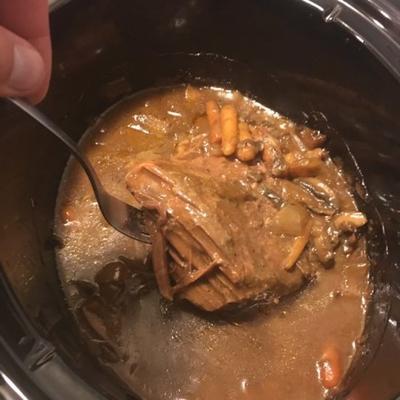 gebraden in een slow cooker