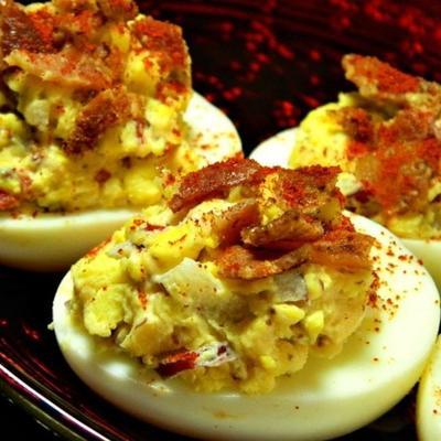 jalapeno bacon cheddar deviled eggs