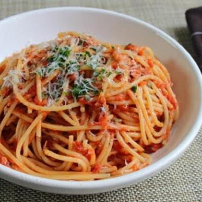 chef-kok John's spaghetti al tonno