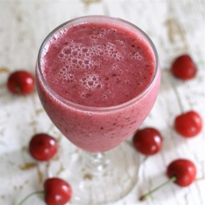 cherry coconut smoothie