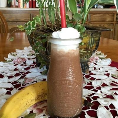 veganistische chocolade hennep vezelrijke smoothie