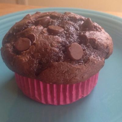 gemakkelijke chocoladecourgette cupcakes