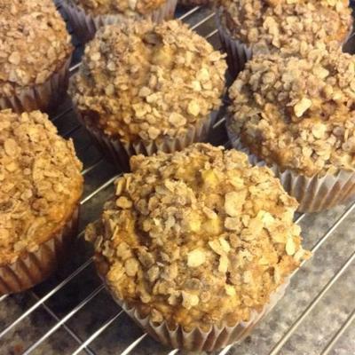 appel kaneel havermout muffins