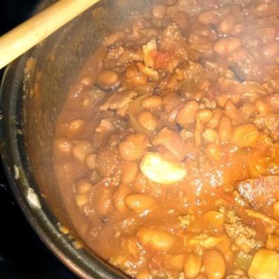 bacon-bison chili