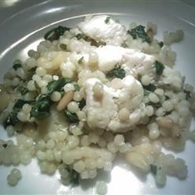 kip en spinazie couscous