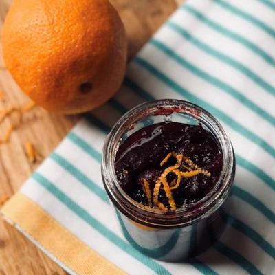 instant pot® easy vegan cranberry oranje chutney