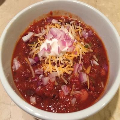 vegetarische bloody mary bean chili