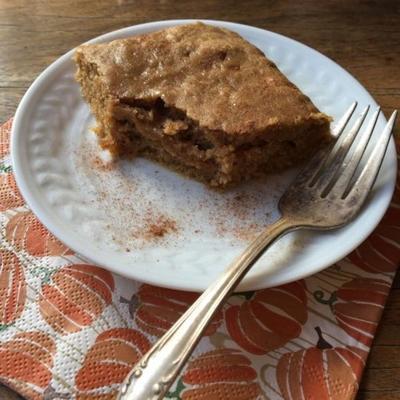 veganistische pompoen spice cake