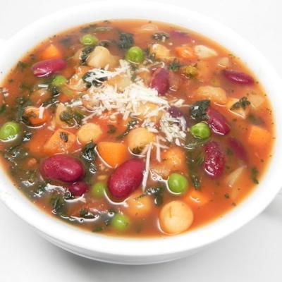 hasj bruine aardappel minestrone soep