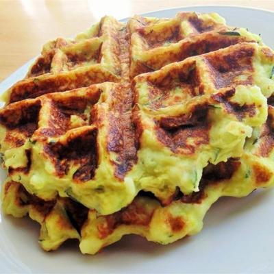 courgette wafels (groene wafels)