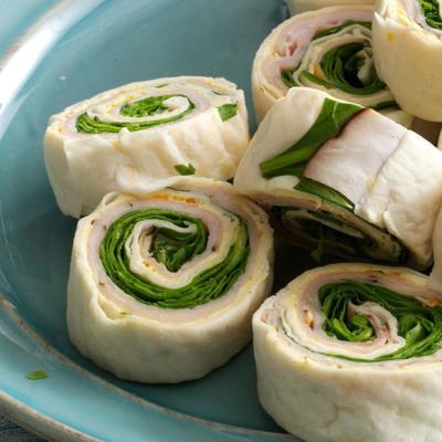 turkey curry pinwheels