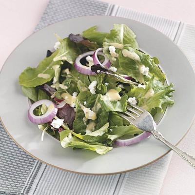 saladegroen met honingmosterddressing