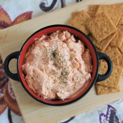 onweerstaanbare gerookte zalm dip