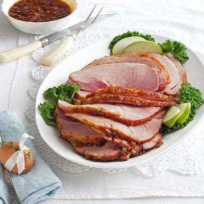 krokante ananas geglazuurde ham